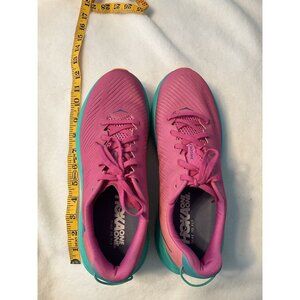 Hoka One One Rincon 3 Shoes Womens Size 10 B Pink Blue Running Walking